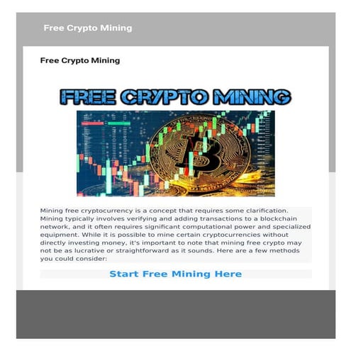 A Quick Guide To Mining Bitcoin | PDF