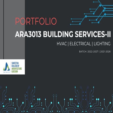 Building Services _ HVAC ELECTRICAL AND LIGHTING NOTES