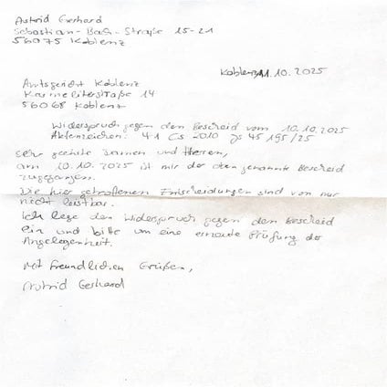 Wrong Address-Penalty Order is corrupted by procedural (Legal) error