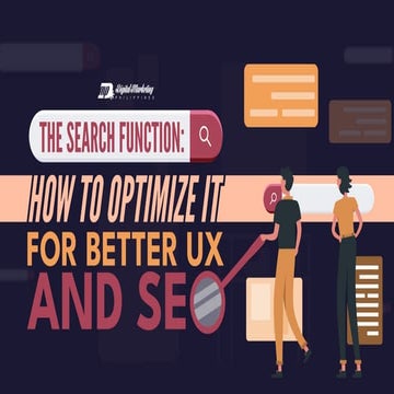 The Search Function: How to Optimize It for Better UX and SEO