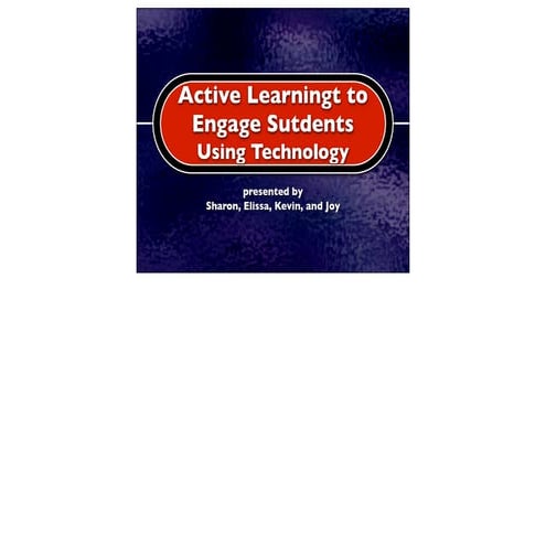 Pdf active learning presentation 2012 final