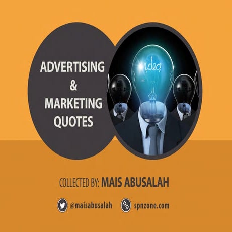 Marketing and Advertising Quotes - Updated | PDF