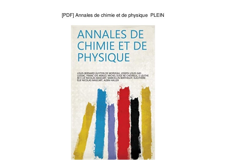 [PDF] Annales de chimie et de physique PLEIN
