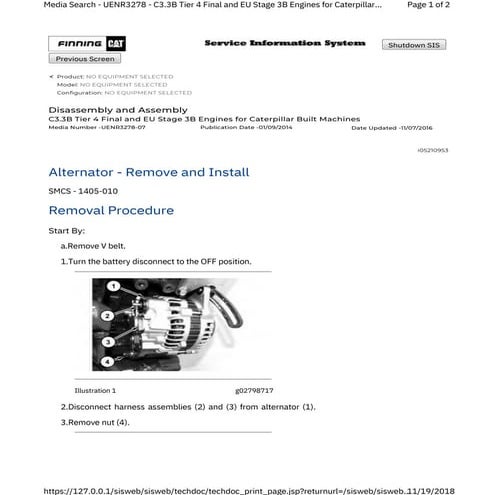 CAT 236B REPAIR MANUAL visual data 5