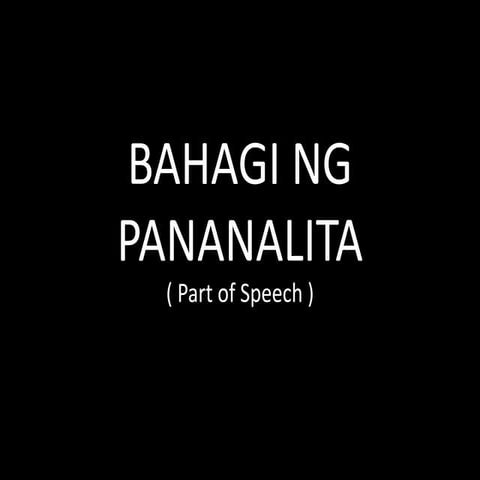 Mga pananda | PPTX