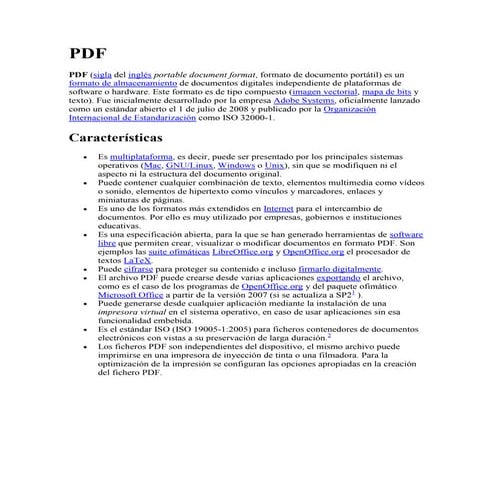que significa pdf | PDF