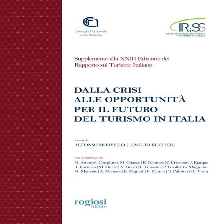 DALLA CRISI ALLE OPPORTUNITÀ PER IL FUTURO DEL TURISMO IN ITALIA | PDF