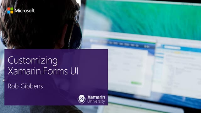 Customizing Xamarin.Forms UI