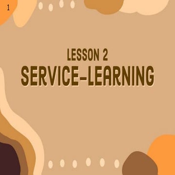 PDF document 2.pdf service learning lesson 2 for tourism