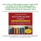 Pdf free^^ accuplacer english study guide 2019 &amp; 2020 accuplacer ...