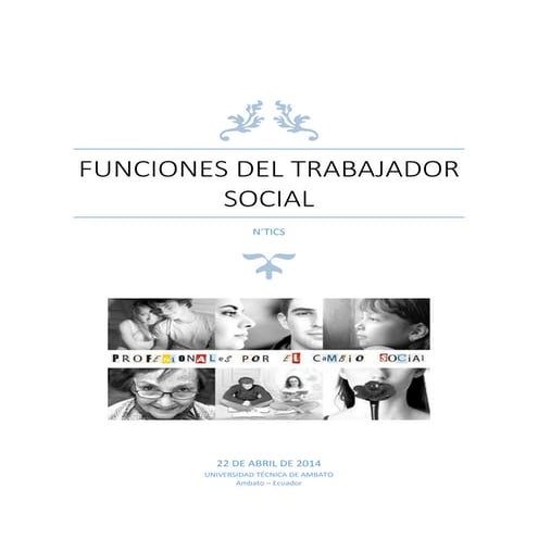 Funciones del Trabajador Social 