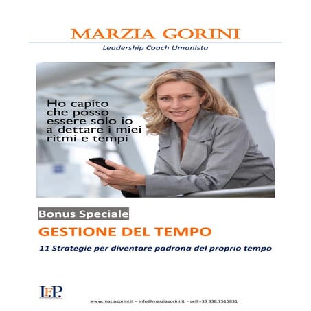 GESTIONE DEL TEMPO: 11 STRATEGIE PER DIVENTARE PADRONA DEL PROPRIO TEMPO