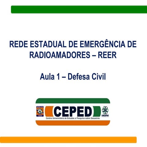 Curso Radioamador Voluntário da Defesa Civil - PARANÁ