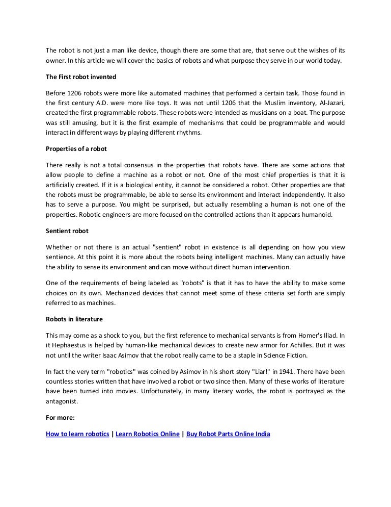 buy robotics parts online