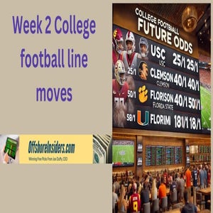 Line Moves Week 2 College Football From Top Sportsbooks