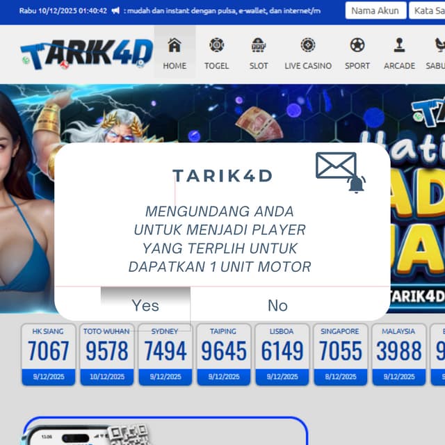 TARIK4D : Server Gaming Slot dan Togel Terbaru 1 di Indonesia