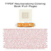 PDF Neuroanatomy Coloring Book !Full~Pages