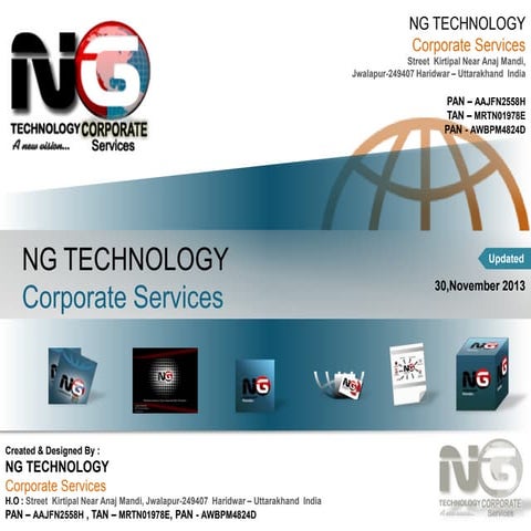 NG TECHNOLOGY Corporate Service Introduction | PDF