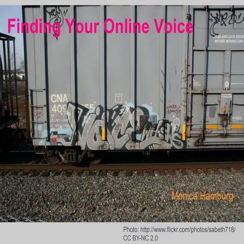 Finding Your Online Voice 