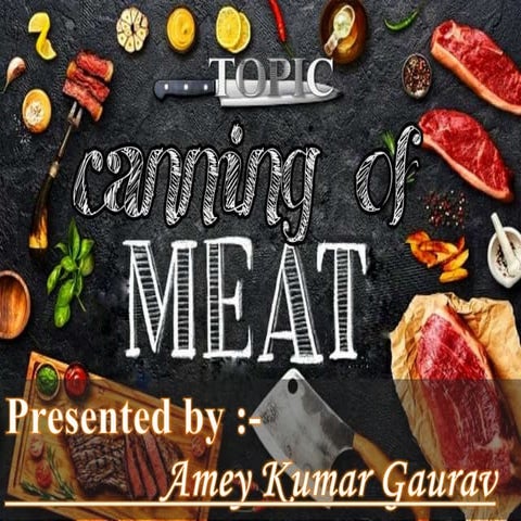 canning of meat