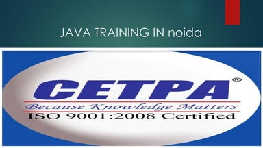 JAVA TRAINING in noida