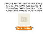 [Pdf]$$ ParaProfessional Study Guide ParaPro Assessment Exam Prep with ...
