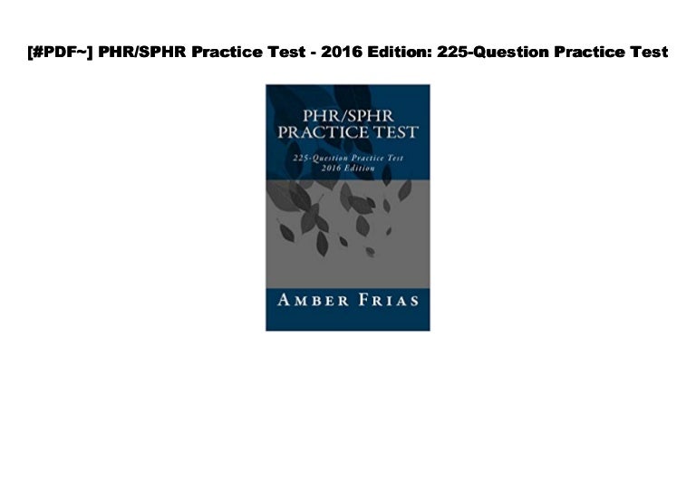 SPHR Examengine