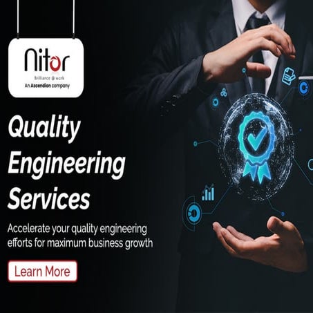 Quality engineering Services | Nitor Infotech