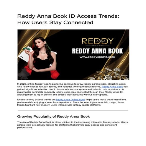 Reddy Anna Book ID Activity: A Look at Daily User Access | PDF