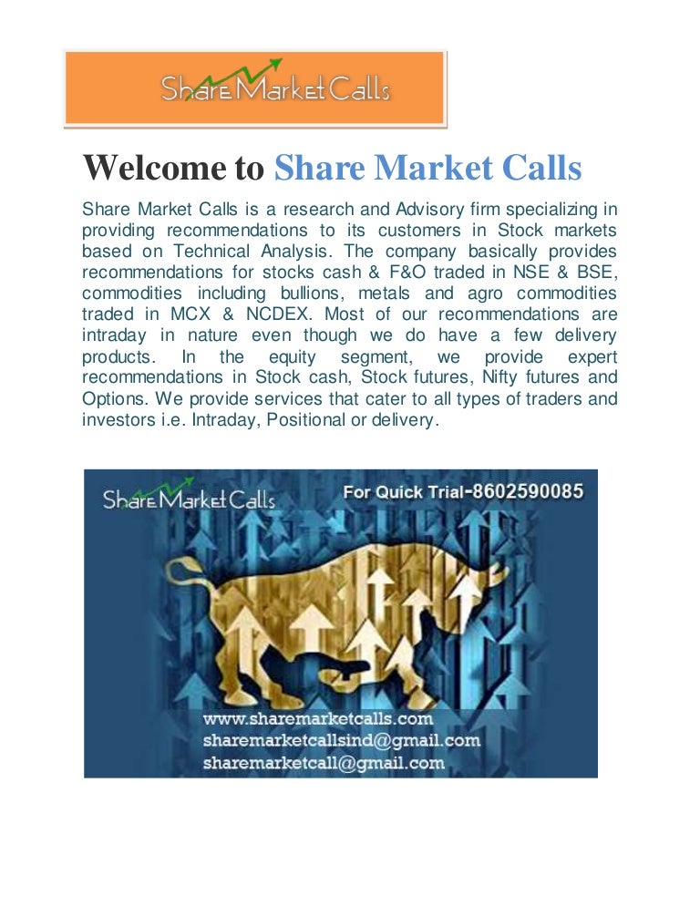 share market calls, Stock Market Advisory