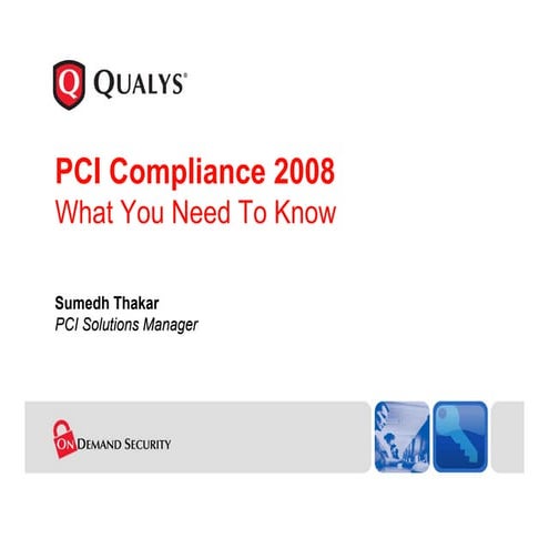 PCI Compliance: What You Need to Know