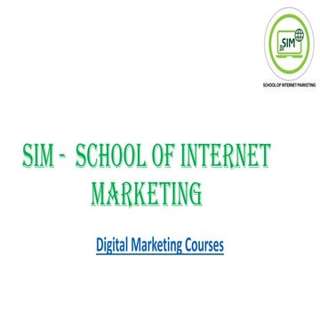 Digital Marketing Classes in Pune- SIM