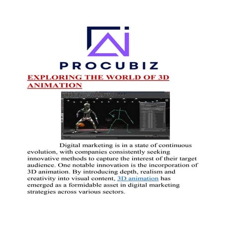 THE FUTURE OF 3D ANIMATION- A NEW ERA OF CREATIVITY