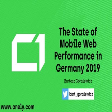The State of Web Performance in Germany 2019 | SMX Munich 2019