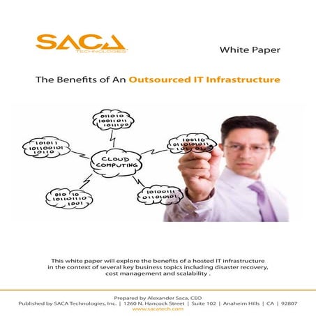 White Paper: The Benefits of An Outsourced IT Infrastructure