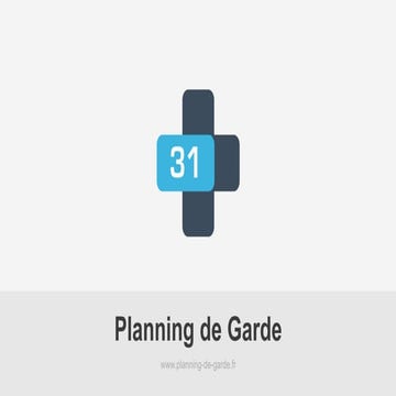 Planning de garde #PHIM9