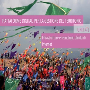 MOOC Piattaforme digitali per la gestione del territorio - 4.1