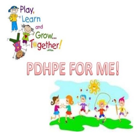 Pdhpe for me!