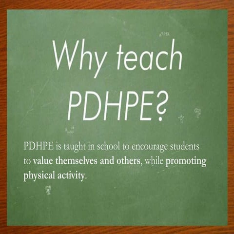 Pdhpe presentation