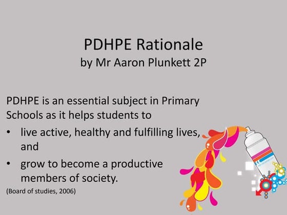 Pdhpe power point | PPT