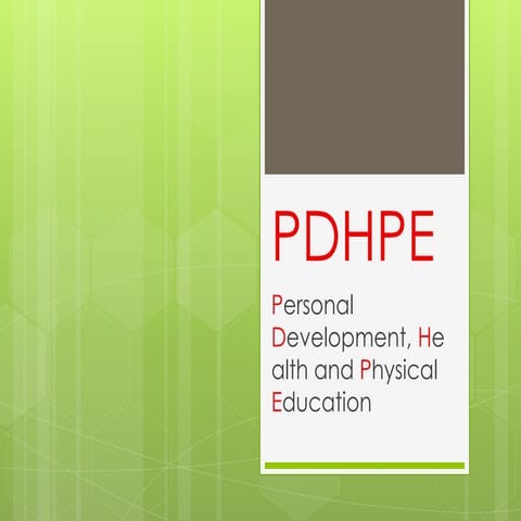 PDHPE slideshow