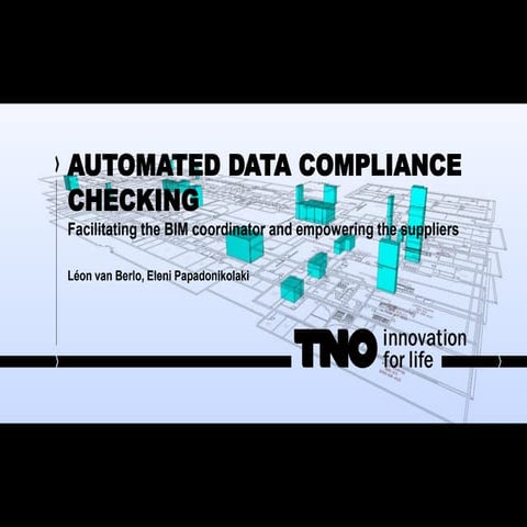 Automated BIM data checking: Facilitating the BIM coordinator and empowering ...