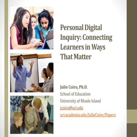 Coiro PDI Keynote 2018 keynote 