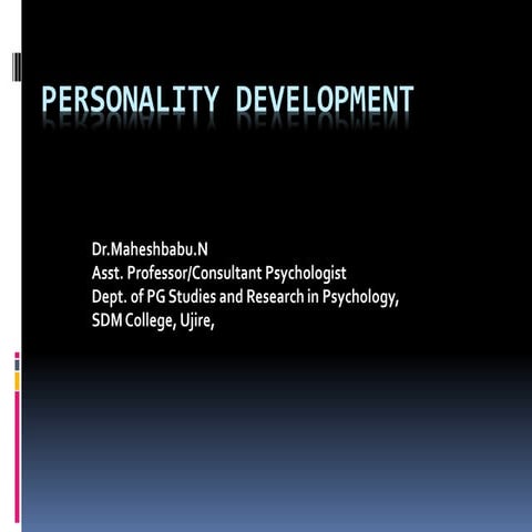 Personality Development_Maheshbabu.N