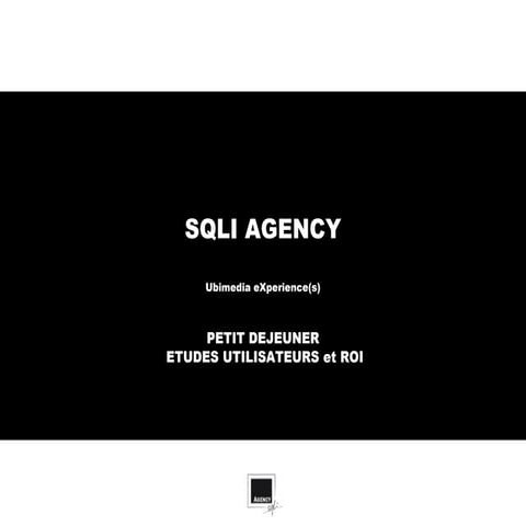 Etudes Utilisateur et ROI 