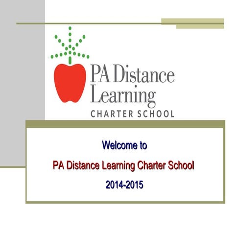 PA Distance Learning 2014-2015