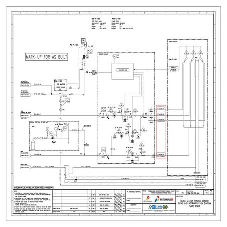Pdm ps-pid-044 (p&id-flare stack)(rev.-) | PDF