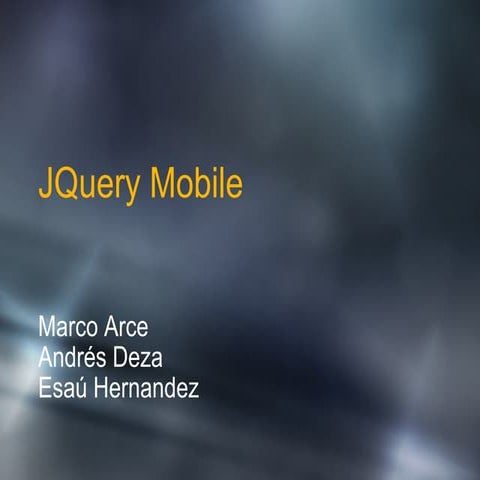 JQueryMobile