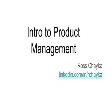 Заняття #1. Intro to Product Management