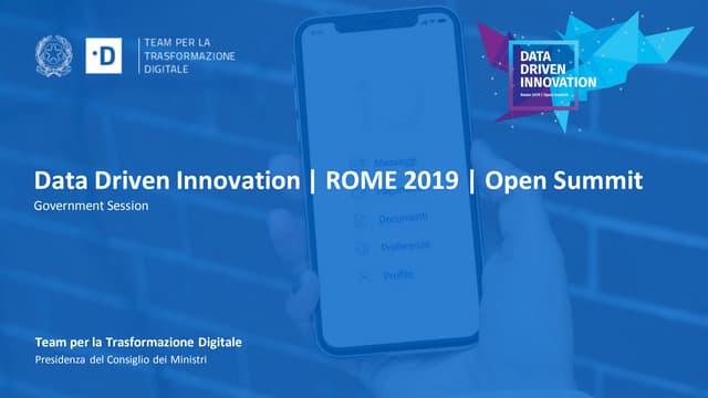 Scaling the open data concept to 13000 public administrations (Andrea Carlini...